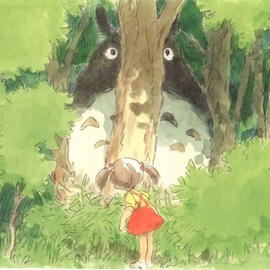 concept art for my neighbour totoro